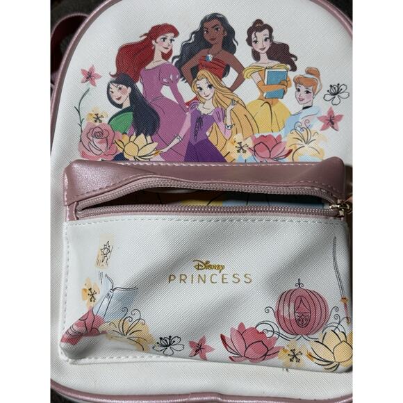 Disney Bioworld Floral Princesses Backpack Pink Multicolor NWOT - Picture 14 of 14